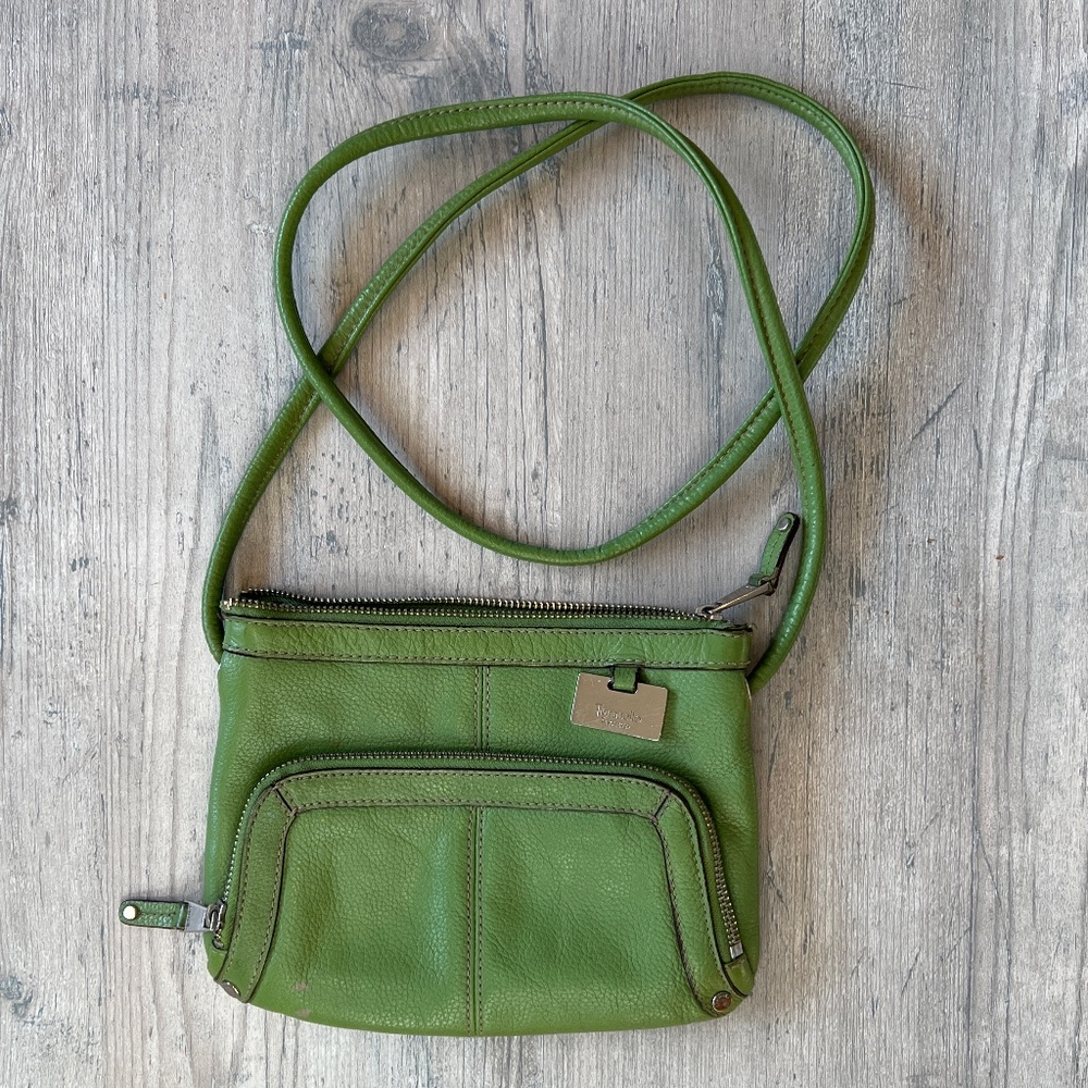 Tignanello Crossbody bag - green 22” drop